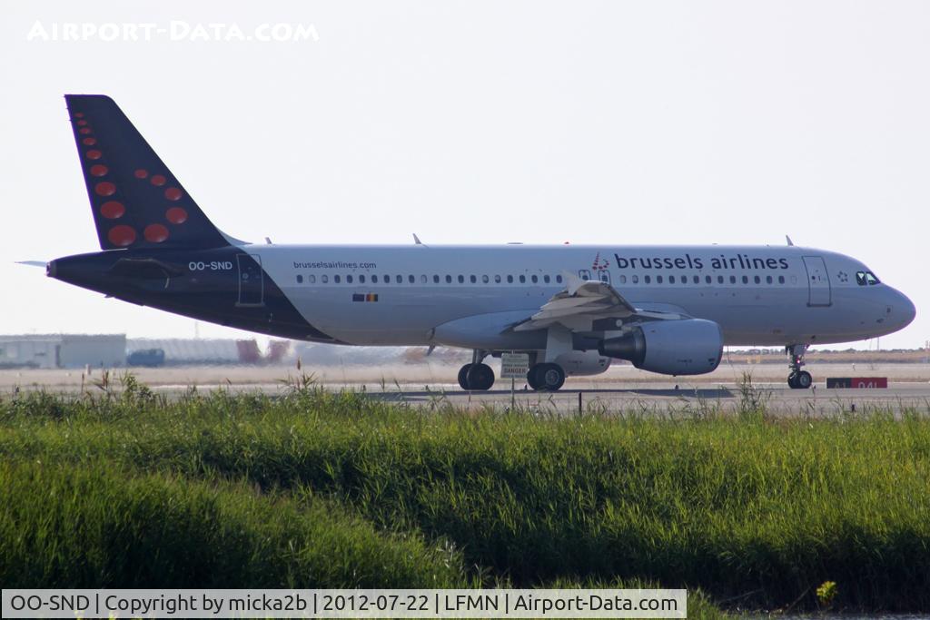 OO-SND, 2002 Airbus A320-214 C/N 1838, Taxiing. Scrapped in January 2024.
