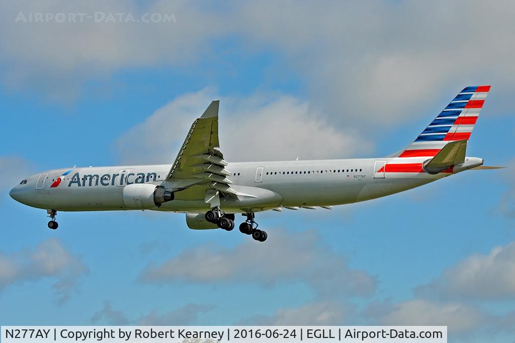 N277AY, 2001 Airbus A330-323 C/N 0380, Arriving 27L