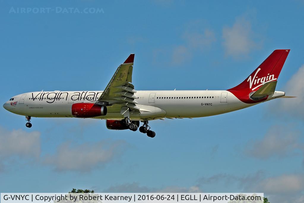 G-VNYC, 2012 Airbus A330-343X C/N 1315, Arriving 27L