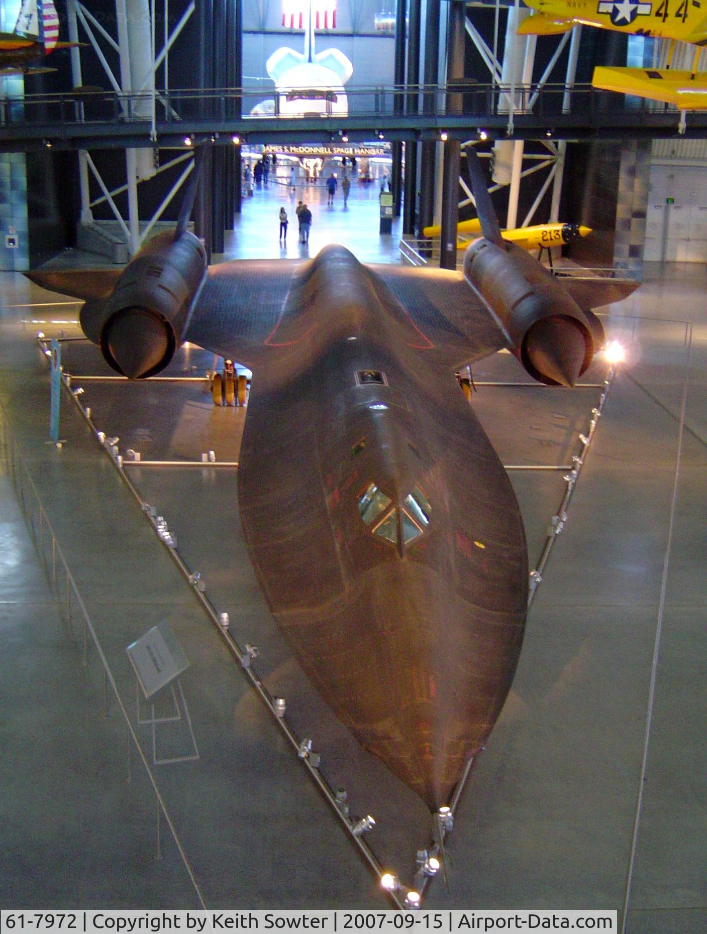 61-7972, 1961 Lockheed SR-71A Blackbird C/N 2023, Smithsonian Museum