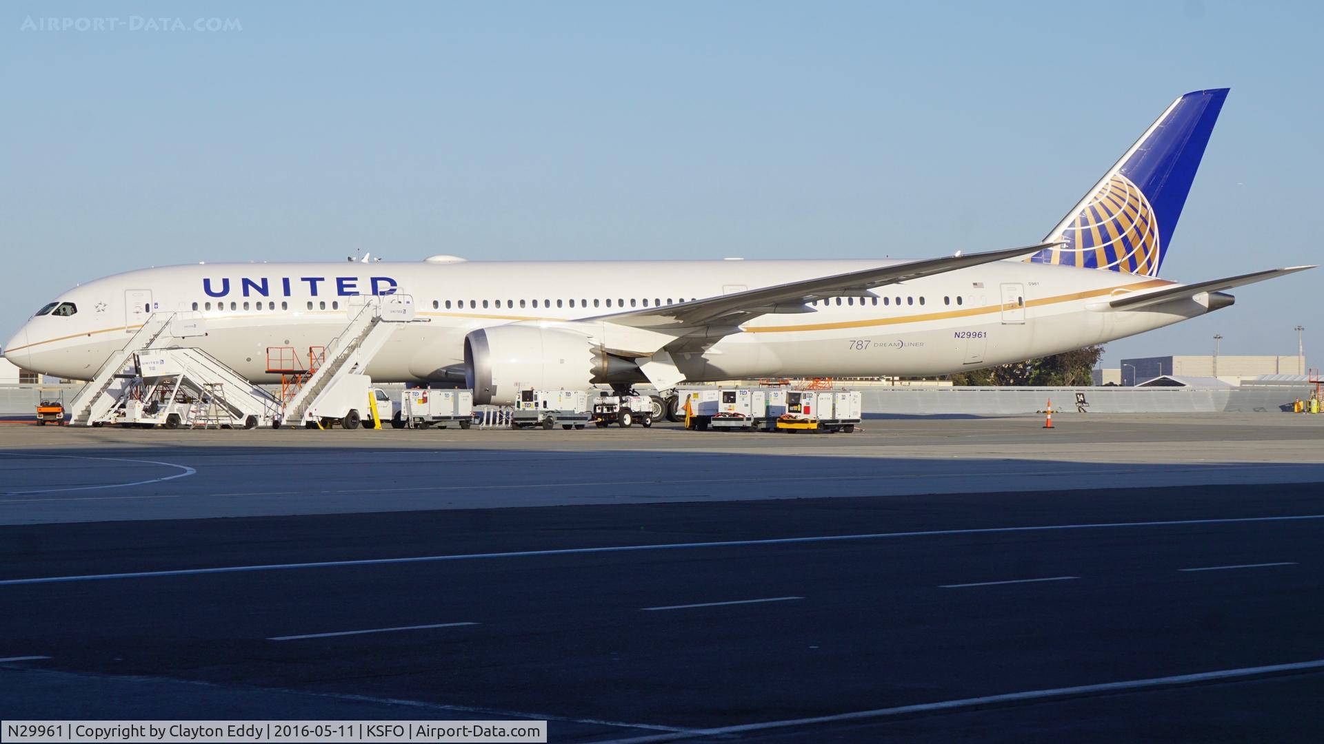 N29961, 2015 Boeing 787-9 Dreamliner Dreamliner C/N 37811, SFO 2016