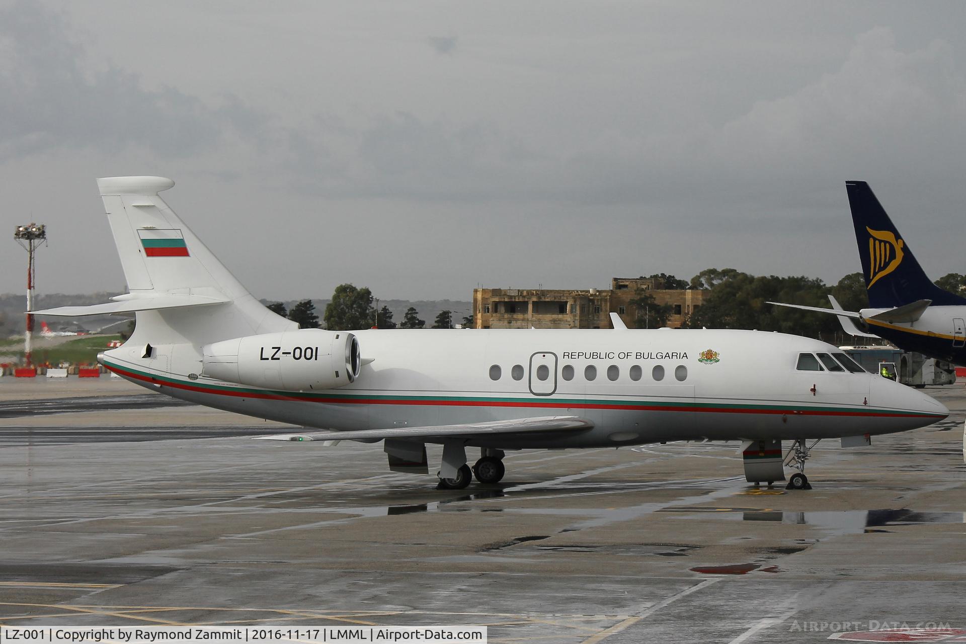 LZ-OOI, Dassault Falcon2000X C/N 123, Dassault Falcon LZ-001 Bulgarian Air Force
