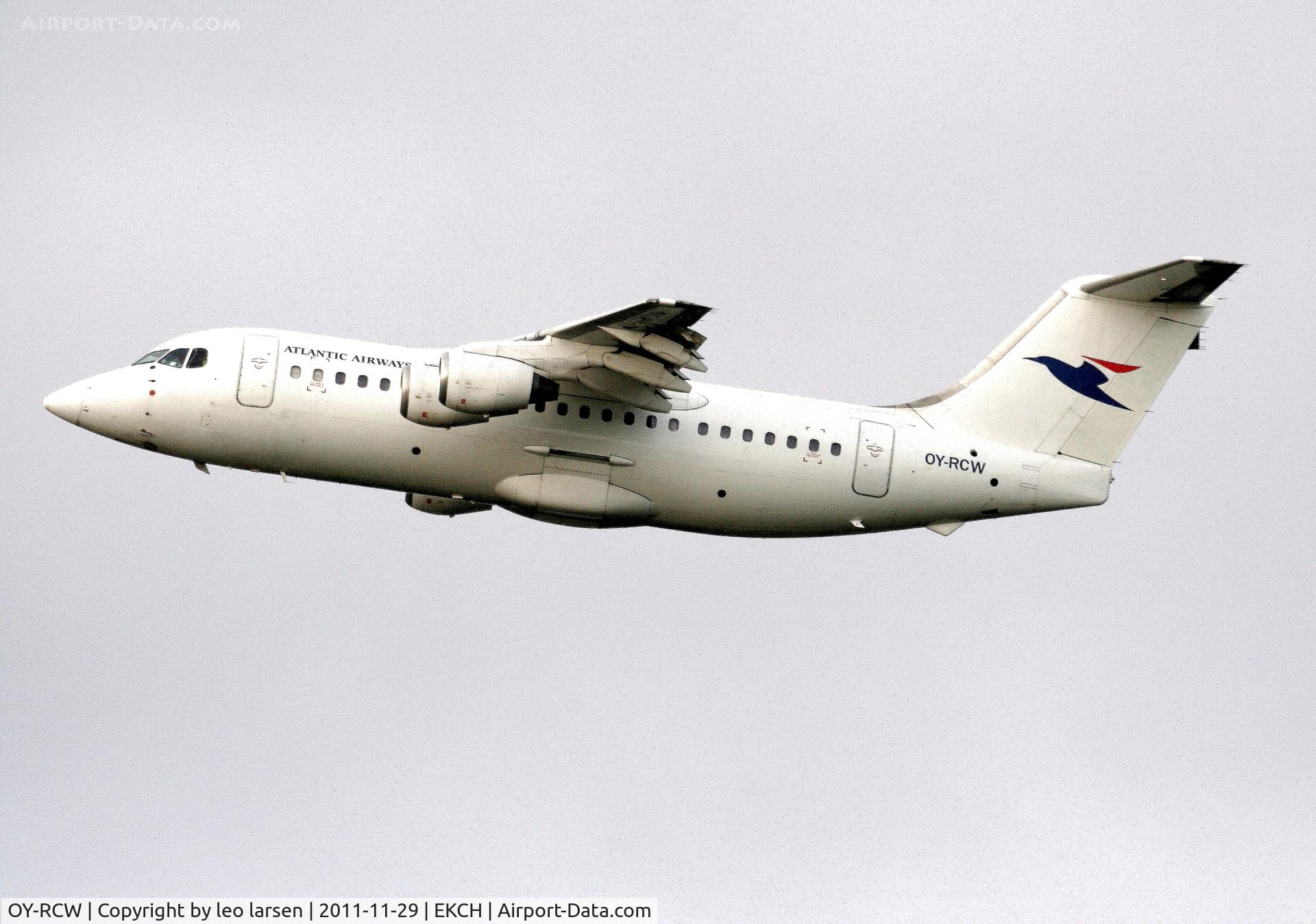 OY-RCW, 1988 British Aerospace BAe.146-200 C/N E2115, Copenhagen 29.11.2011