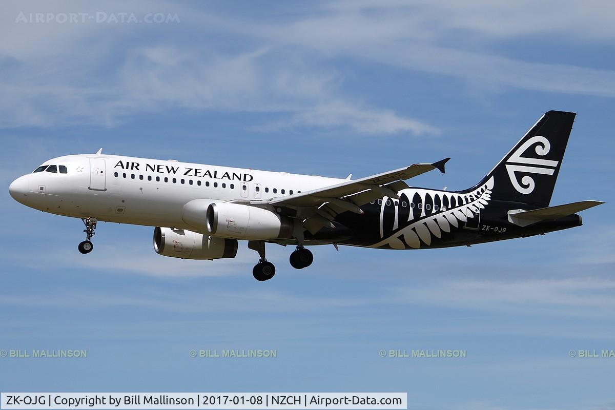 ZK-OJG, 2004 Airbus A320-232 C/N 2173, NZ898 FROM MEL