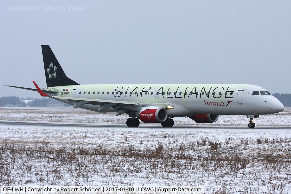 OE-LWH, 2011 Embraer 195LR (ERJ-190-200LR) C/N 19000486, OE-LWH @ LOWG
