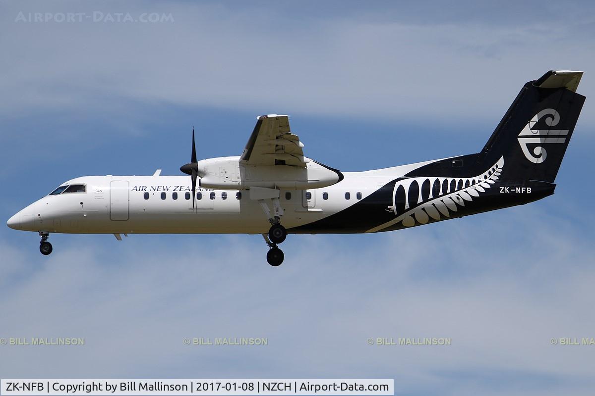ZK-NFB, 2009 De Havilland Canada DHC-8-311 Dash 8 C/N 670, NZ8825 FROM HKK