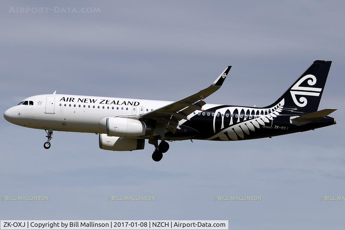 ZK-OXJ, 2015 Airbus A320-232 C/N 6694, NZ523 FROM AKL