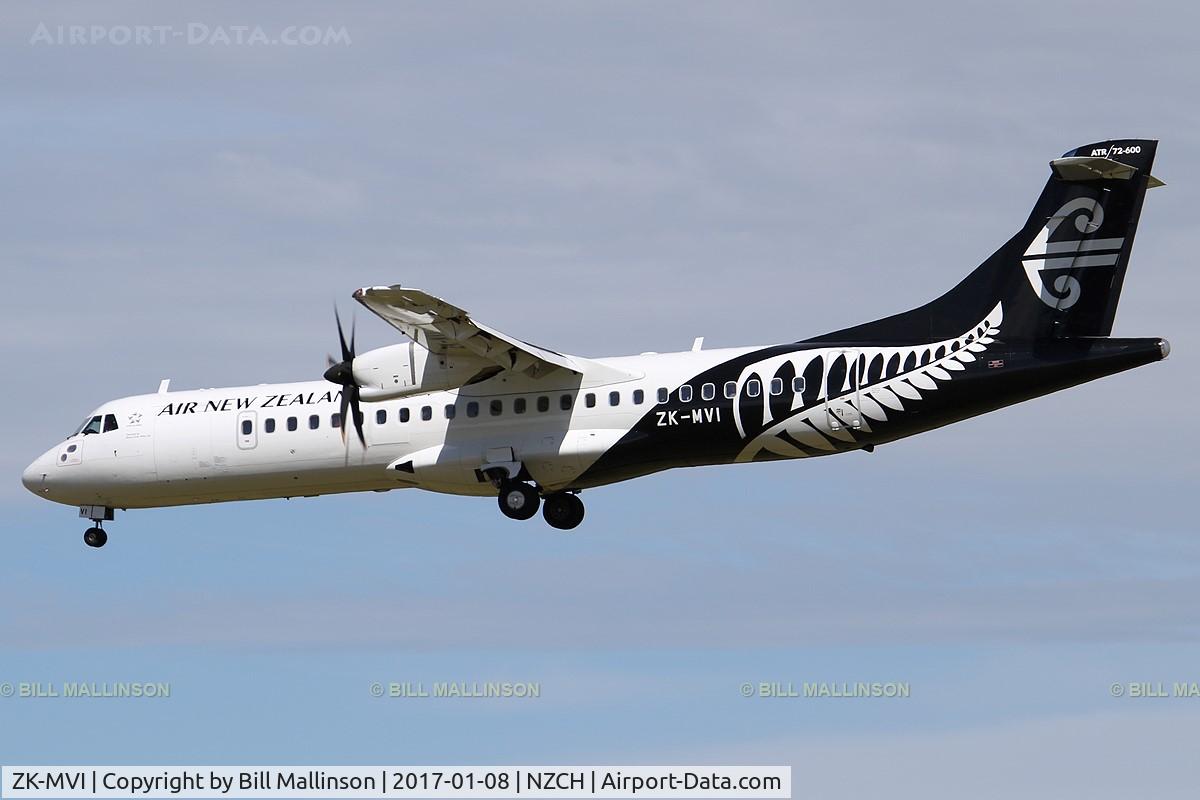 ZK-MVI, 2015 ATR 72-600 C/N 1306, NZ5713 FROM WLG
