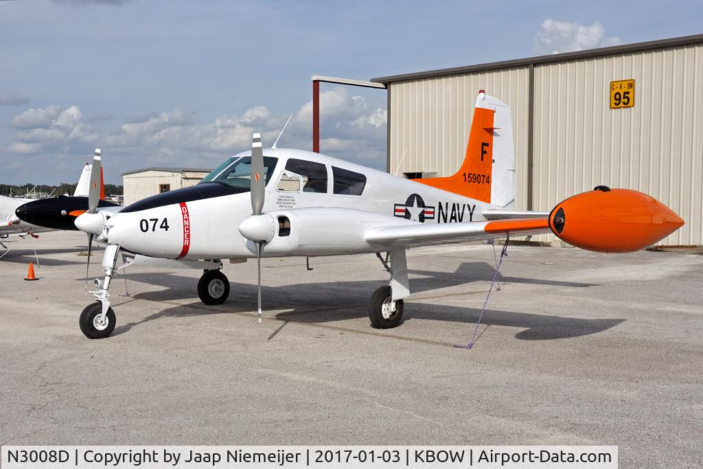 N3008D, 1955 Cessna U-3A Blue Canoe (310A) C/N 38109, Is an U-3A