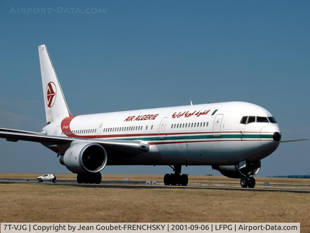 7T-VJG, 1990 Boeing 767-3D6/ER C/N 24766, Air Algérie at CDG (2001)