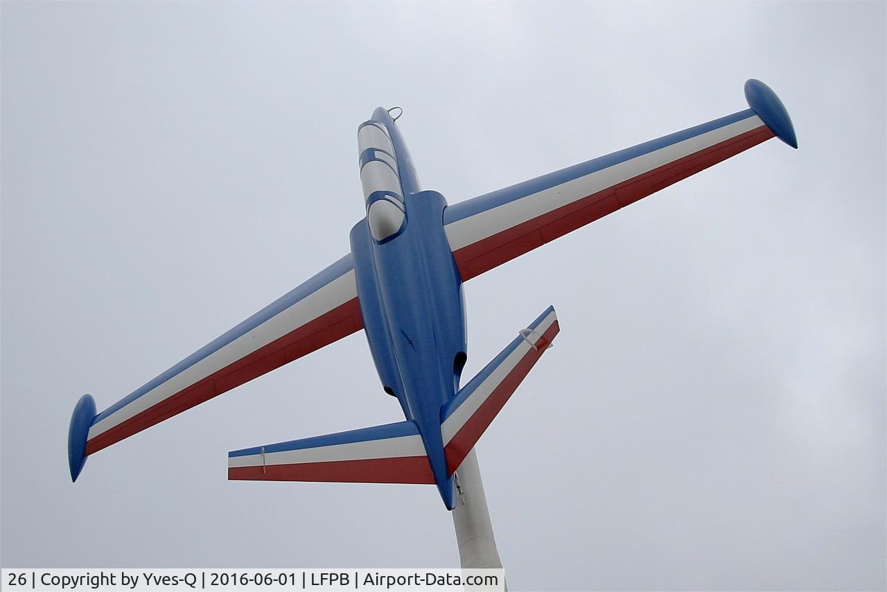 26, Fouga CM-170 Magister C/N 26, Fouga CM-170 Magister, In front of Air & Space Museum Paris-Le Bourget (LFPB) entrance