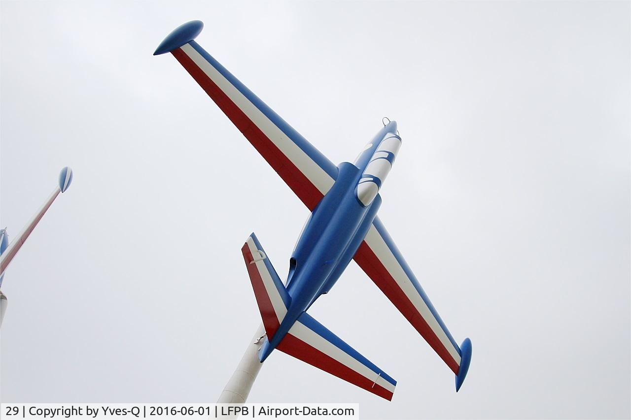 29, Fouga CM-170 Magister C/N 29, Fouga CM-170 Magister, In front of Air & Space Museum Paris-Le Bourget (LFPB) entrance
