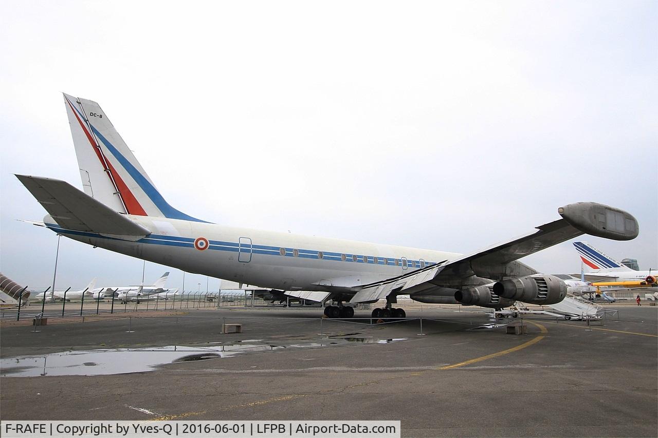 F-RAFE, 1961 Douglas DC-8-33 (DC-8-53) Sarigue C/N 45570, Douglas DC-8-33 Sarigue, Preserved at Air & Space Museum Paris-Le Bourget (LFPB)