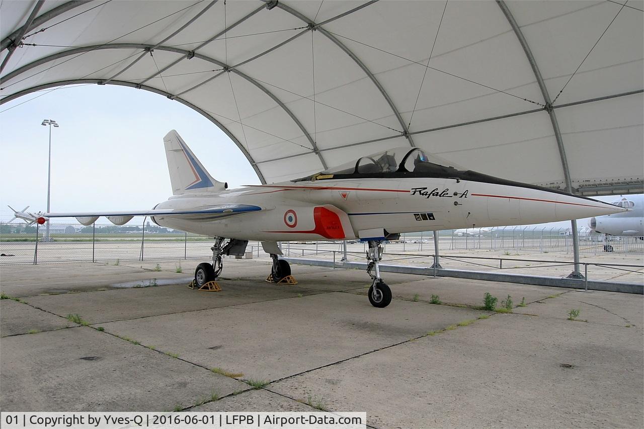 01, 1986 Dassault Rafale A C/N 01, Dassault Rafale A, Preserved at Air & Space Museum Paris-Le Bourget (LFPB)
