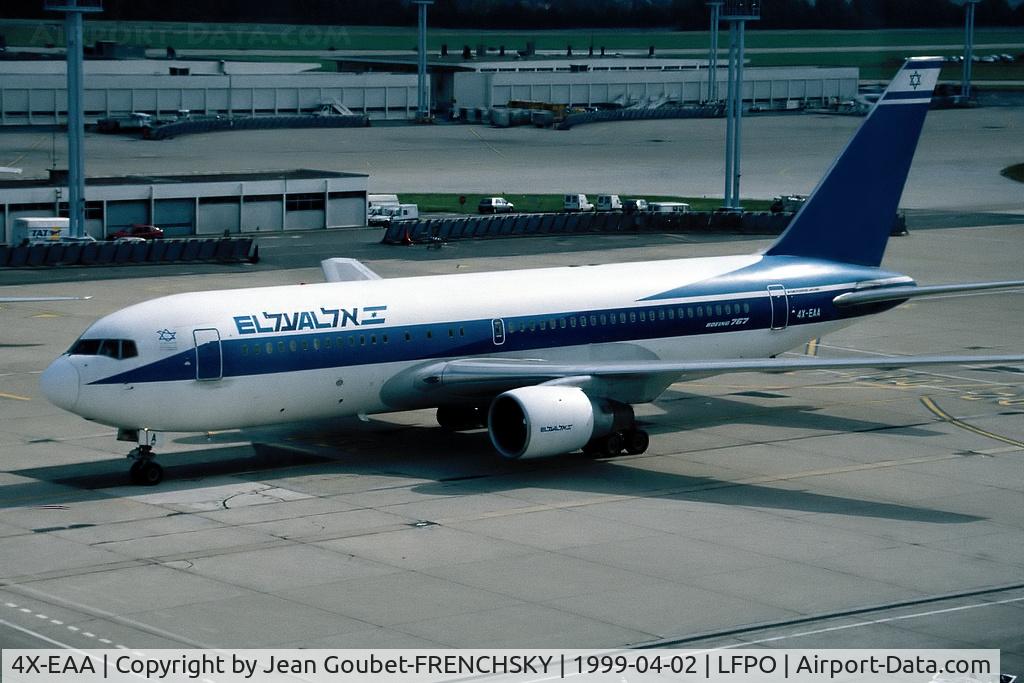 4X-EAA, 1983 Boeing 767-258 C/N 22972, El Al Israel Airlines at Orly South, this airline stored 11/08, broken up 2010