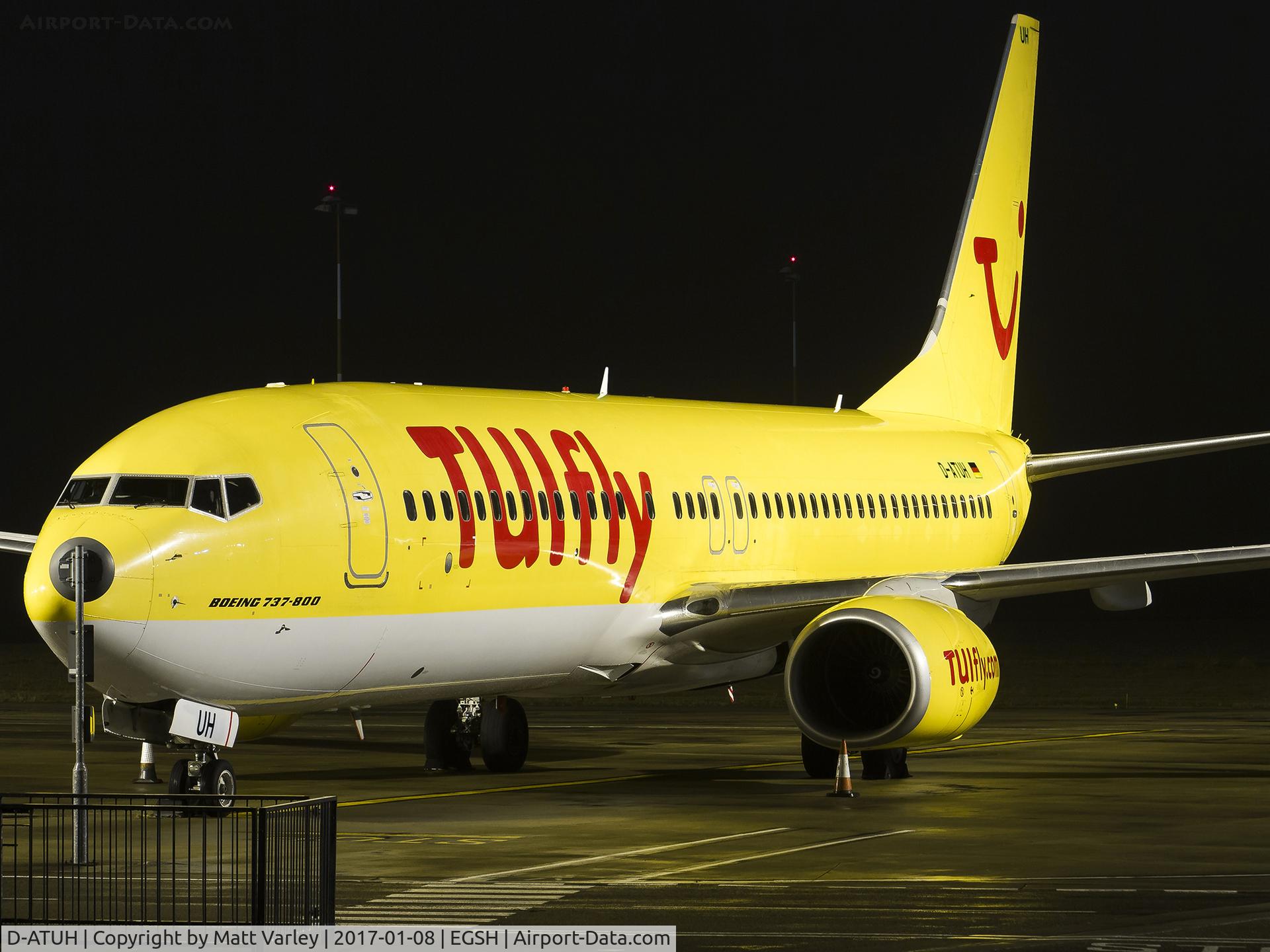 D-ATUH, 2006 Boeing 737-8K5 C/N 34689, Sat on stand 6 @ NWI....