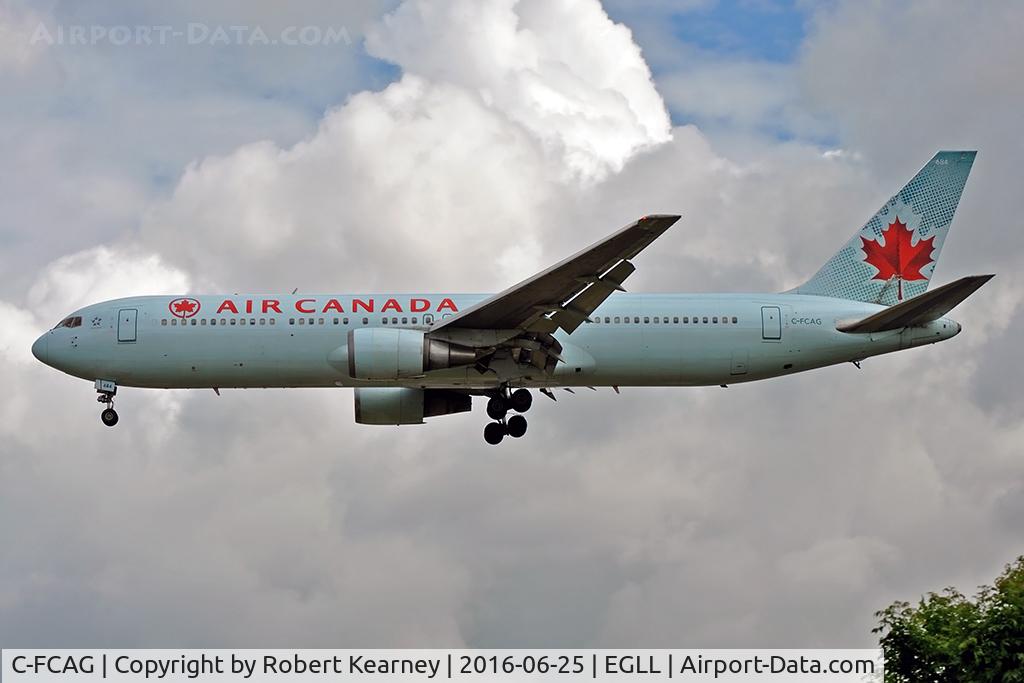 C-FCAG, 1988 Boeing 767-375/ER C/N 24085, Arriving 27L