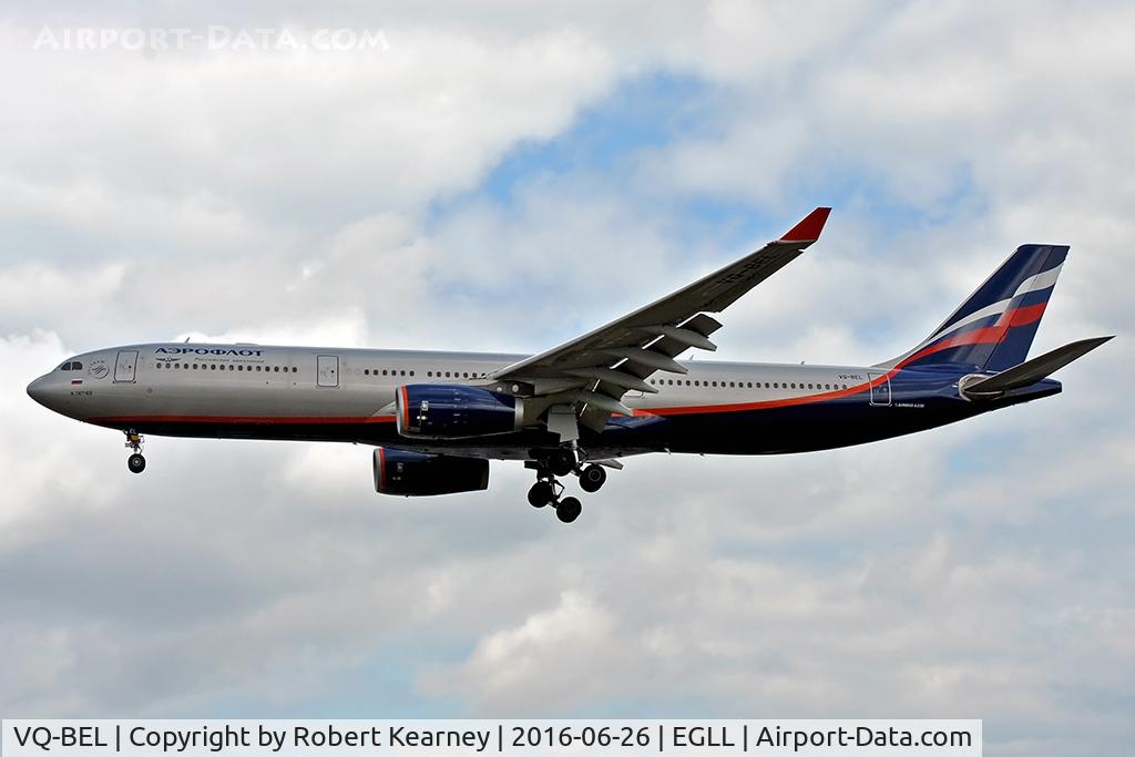 VQ-BEL, 2010 Airbus A330-343 C/N 1103, Arriving 27L