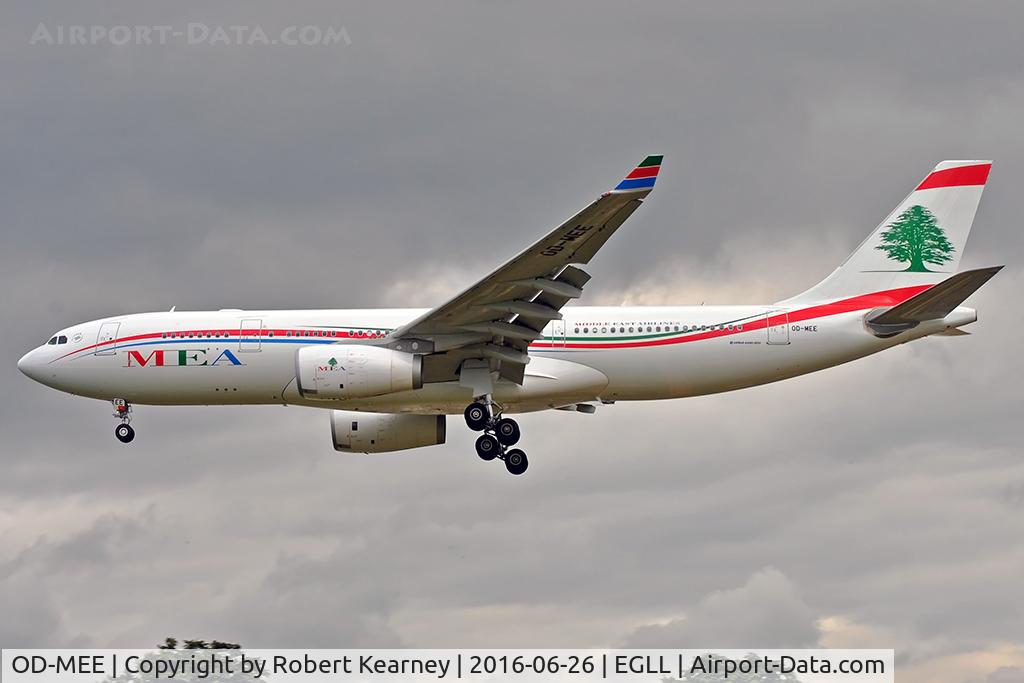 OD-MEE, 2016 Airbus A330-243 C/N 1725, Arriving 27L
