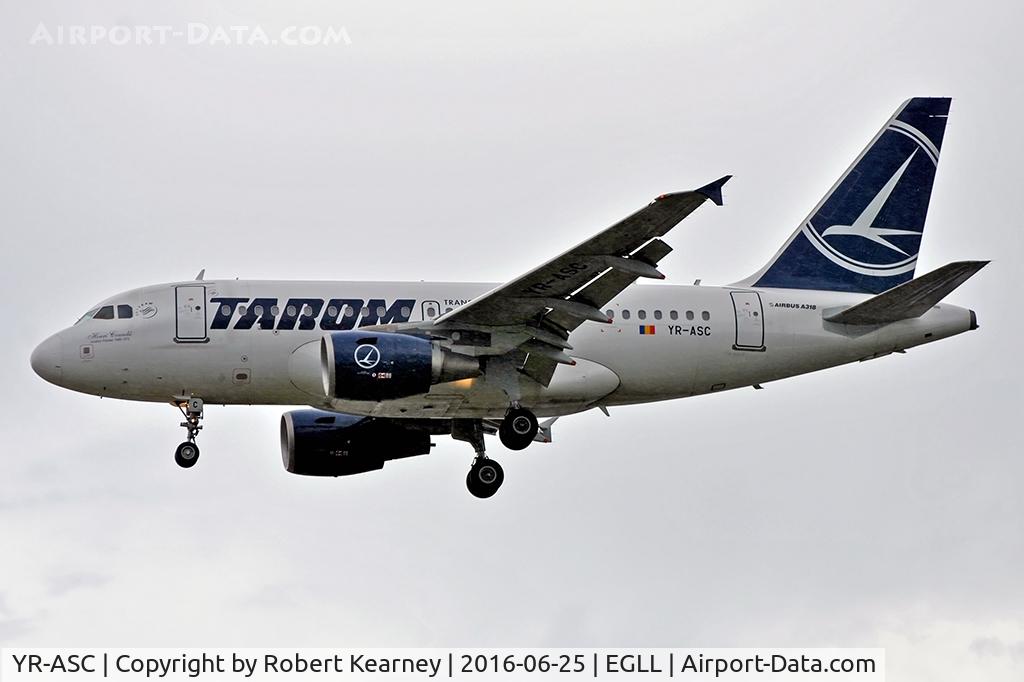 YR-ASC, 2007 Airbus A318-121 C/N 3220, Arriving 27L