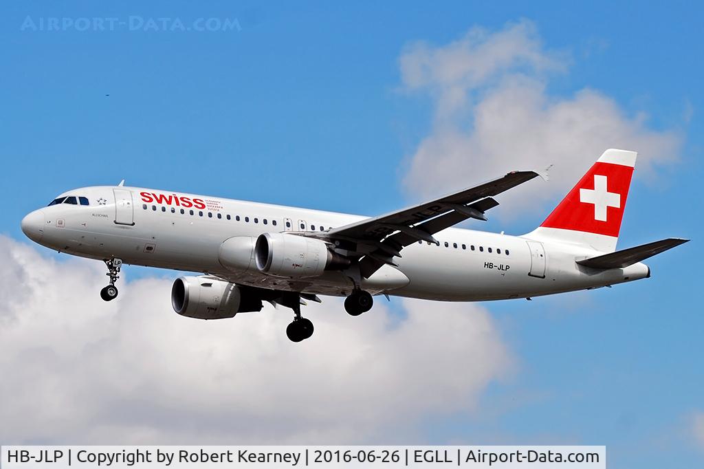 HB-JLP, 2011 Airbus A320-214 C/N 4618, Arriving 27L
