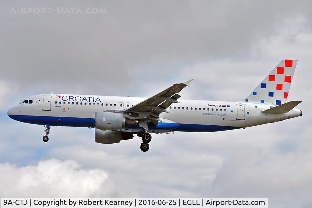 9A-CTJ, 1999 Airbus A320-214 C/N 1009, Arriving 27L