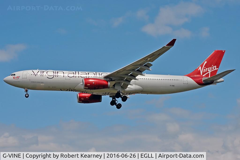 G-VINE, 2011 Airbus A330-343X C/N 1231, Arriving 27L