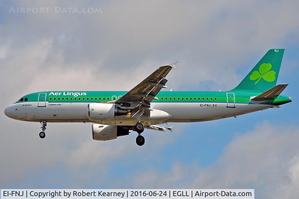 EI-FNJ, 2007 Airbus A320-216 C/N 3174, Arriving 27L