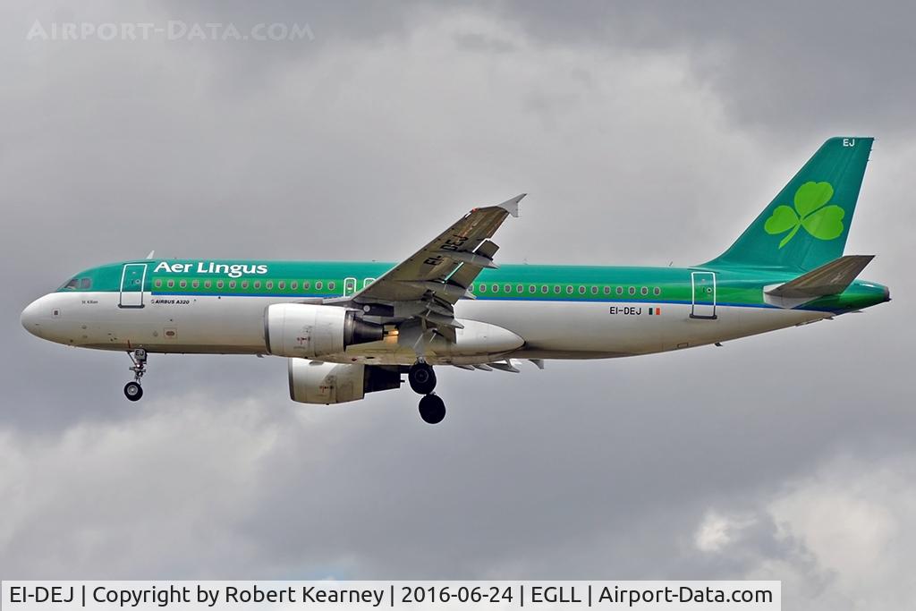 EI-DEJ, 2005 Airbus A320-214 C/N 2364, Arriving 27L