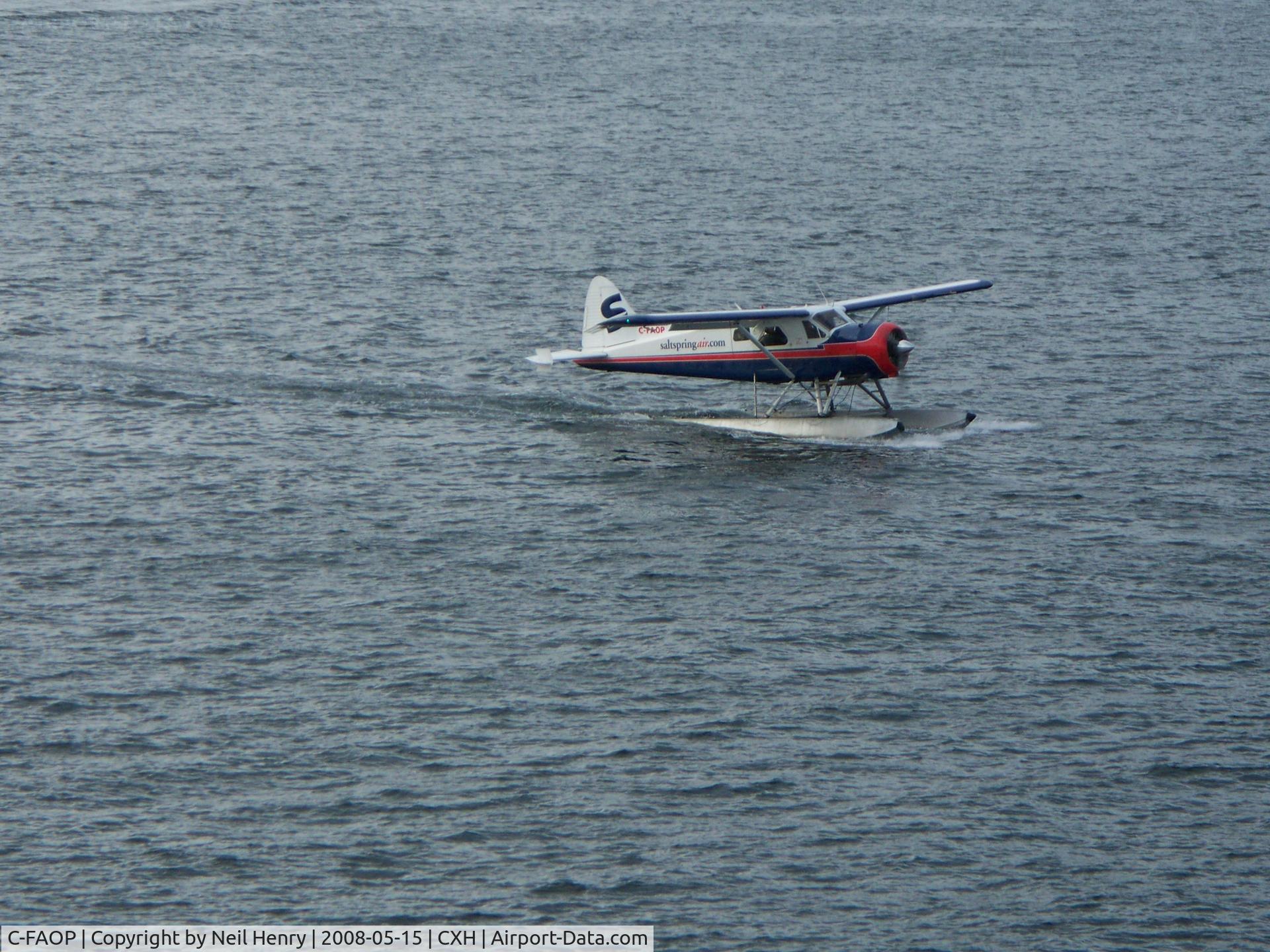 C-FAOP, 1958 De Havilland Canada DHC-2 Beaver Mk.1 C/N 1249, taken at Vancouver harbour (Burrard Inlet) Sept 2008