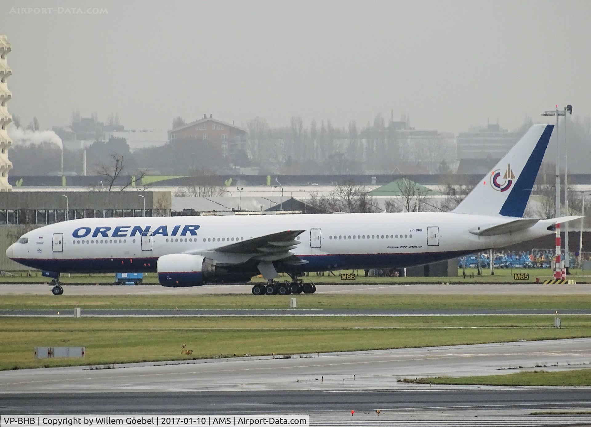 VP-BHB, 2005 Boeing 777-2Q8/ER C/N 29402, Taxi to runway 24 of Schiphol Airport