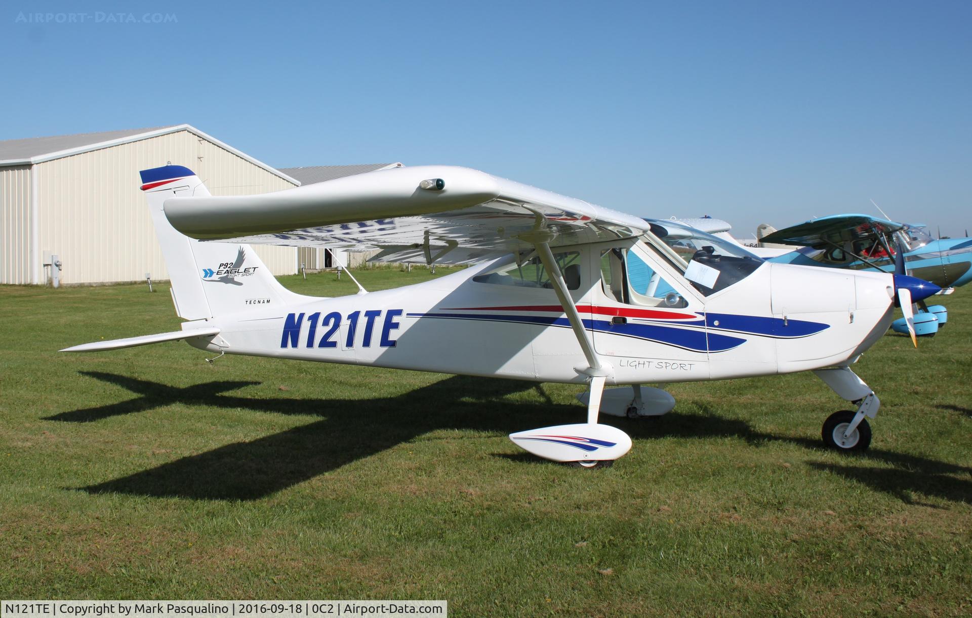 N121TE, 2008 Tecnam P-92 Eaglet C/N 1157, Tecam P-92 Eaglet