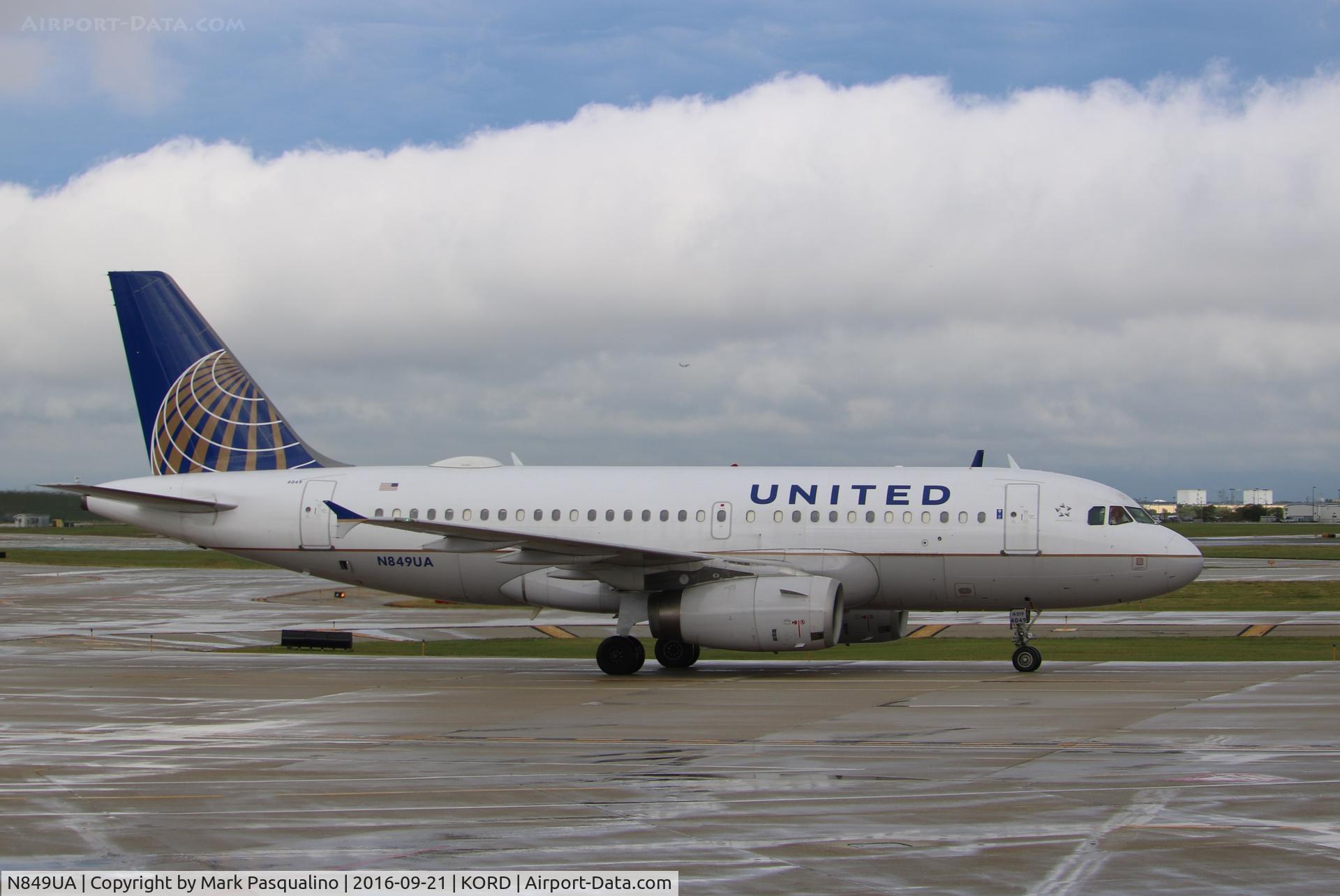 N849UA, 2002 Airbus A319-131 C/N 1649, Airbus A319
