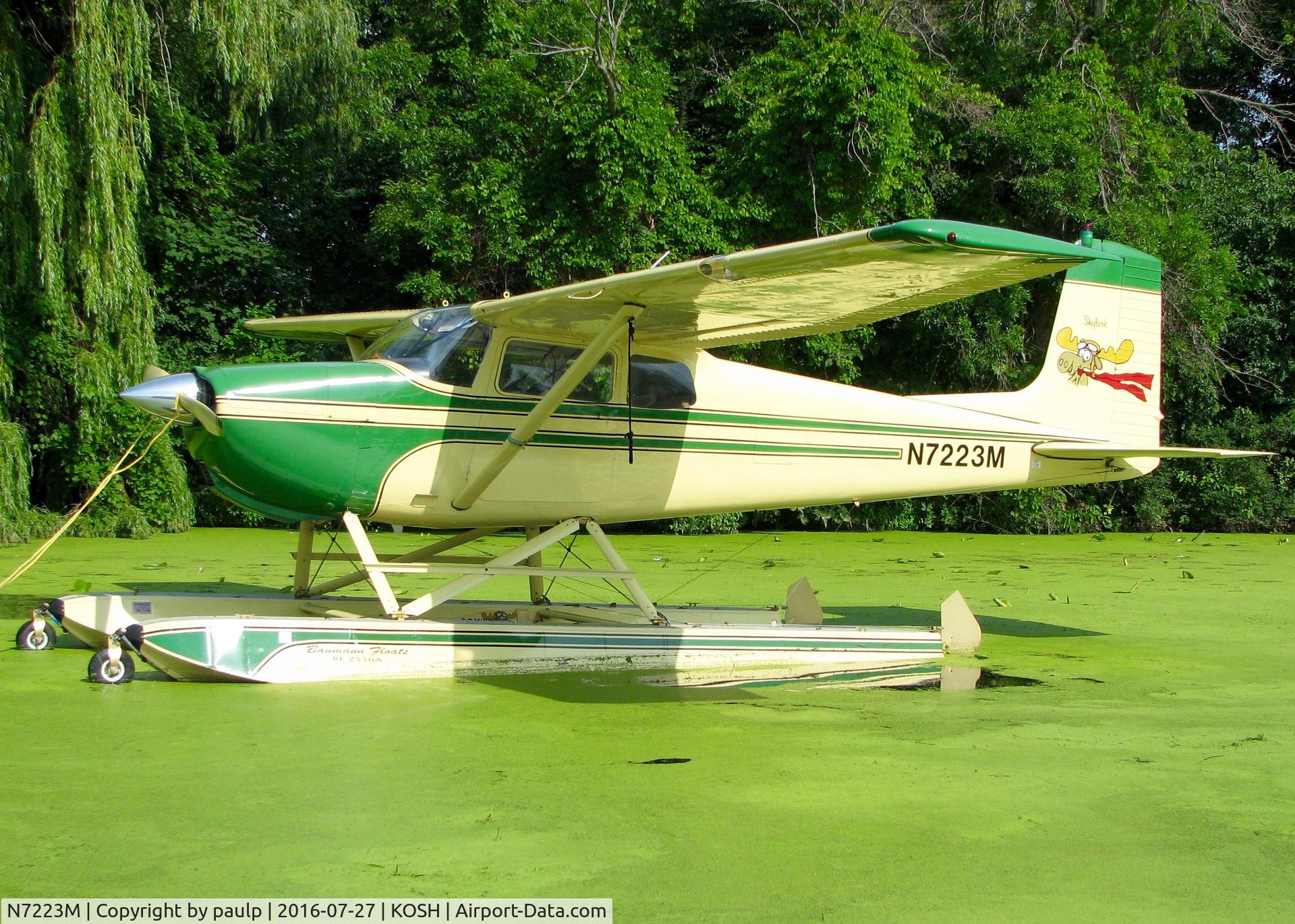 N7223M, 1958 Cessna 175 Skylark C/N 55523, At Oshkosh.