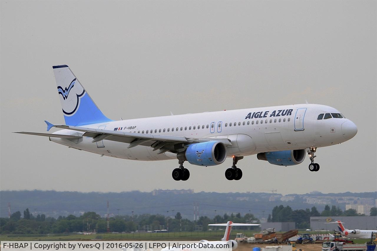F-HBAP, 2011 Airbus A320-214 C/N 4675, Airbus A320-214, Short approach rwy 08, Paris-Orly airport (LFPO-ORY)