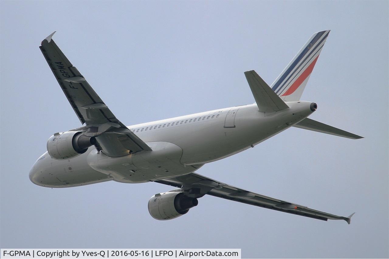 F-GPMA, 1998 Airbus A319-113 C/N 598, Airbus A319-113, Take off rwy 24, Paris-Orly airport (LFPO-ORY)