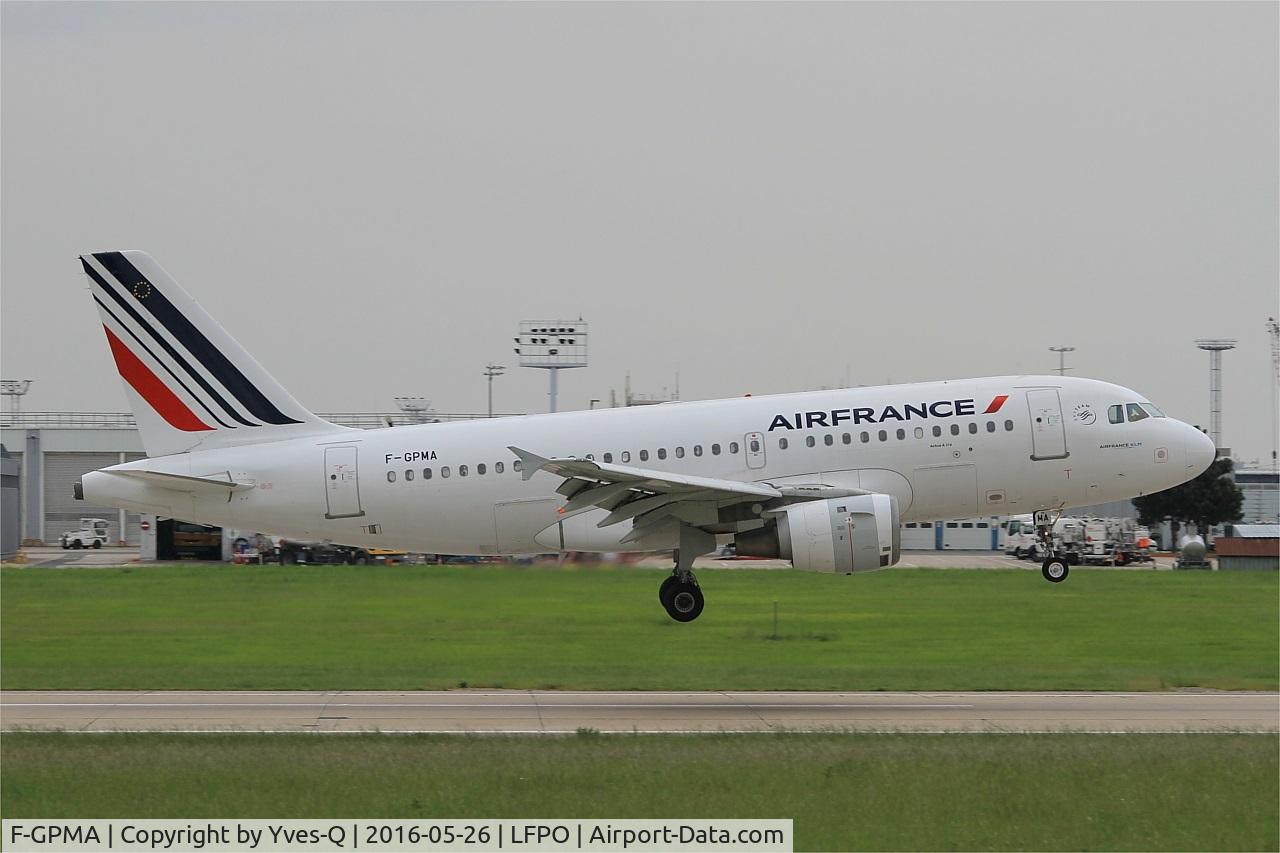 F-GPMA, 1998 Airbus A319-113 C/N 598, Airbus A319-113, On final rwy 08, Paris-Orly airport (LFPO-ORY)