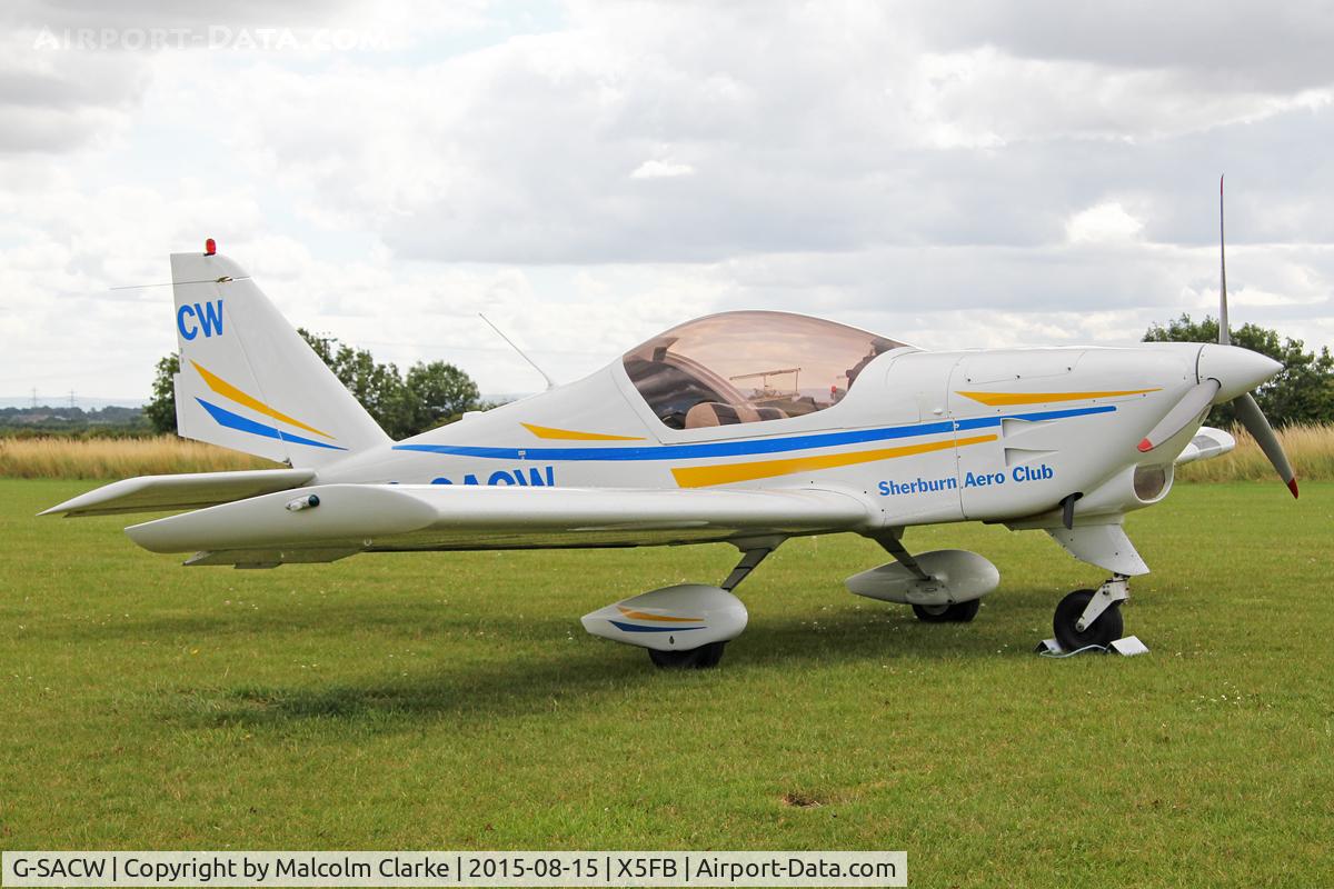 G-SACW, 2011 Aero AT-3 R100 C/N AT3-058, Aero AT-3 R100, Fishburn Airfield, August 15th 2015.