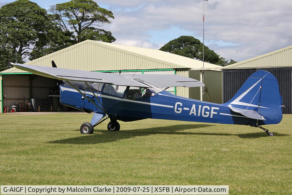 G-AIGF, 1946 Auster J-1N Alpha C/N 2188, Auster J1N, Fishburn Airfield, July 25th 2009.
