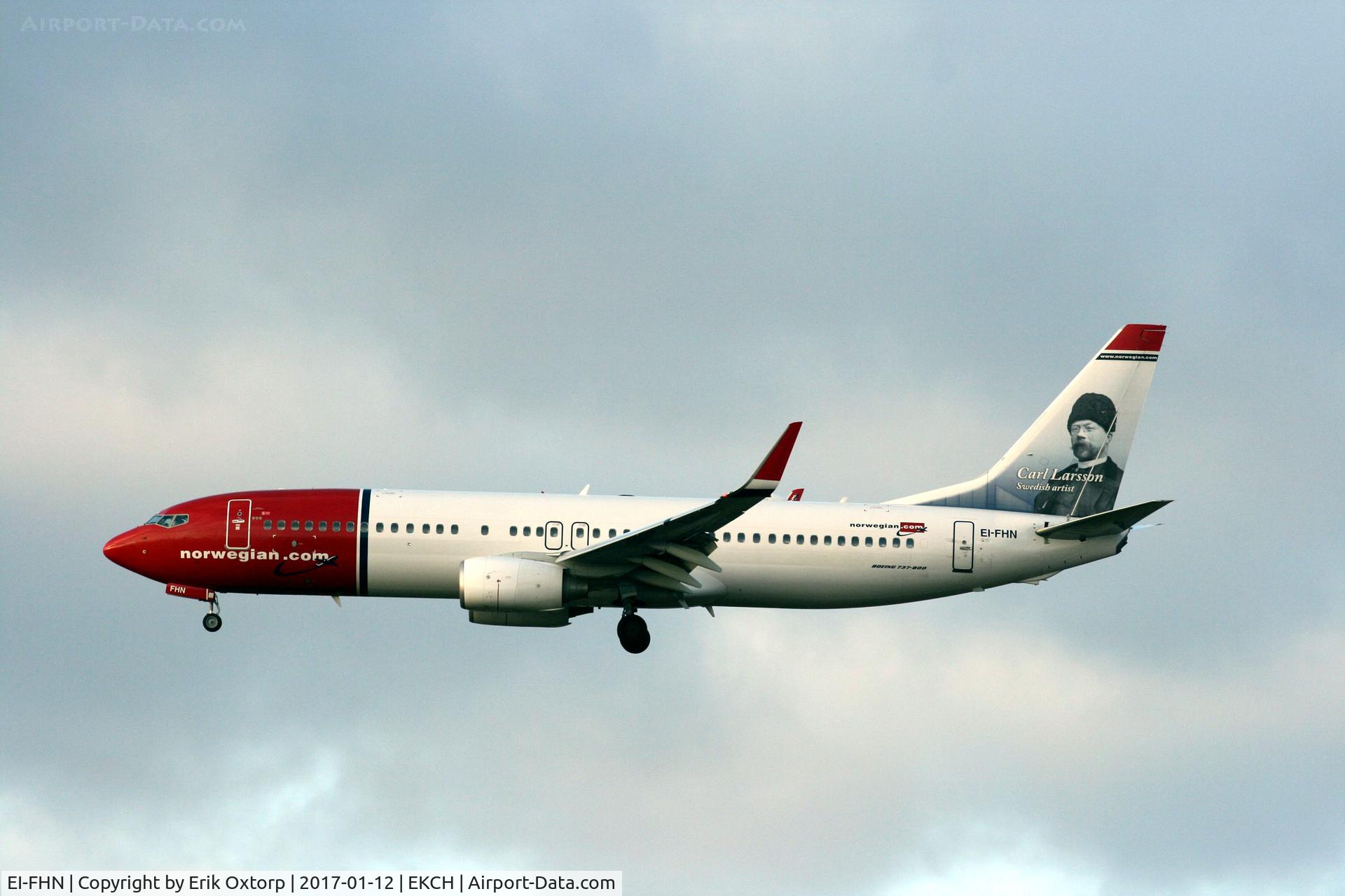 EI-FHN, 2011 Boeing 737-8JP C/N 39046, EI-FHN landing rw 22L