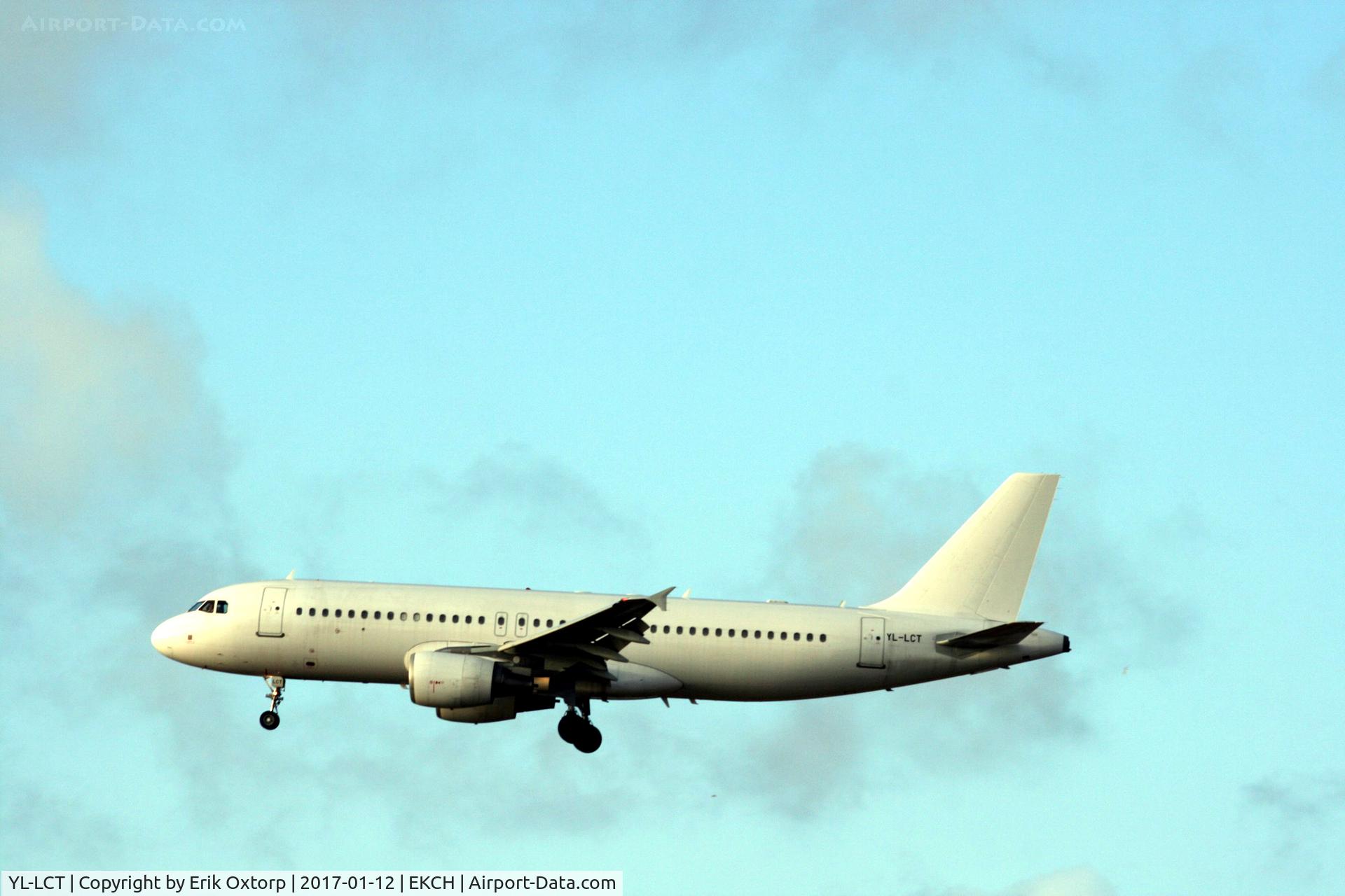 YL-LCT, 2004 Airbus A320-214 C/N 2233, YL-LCT landing rw 22L