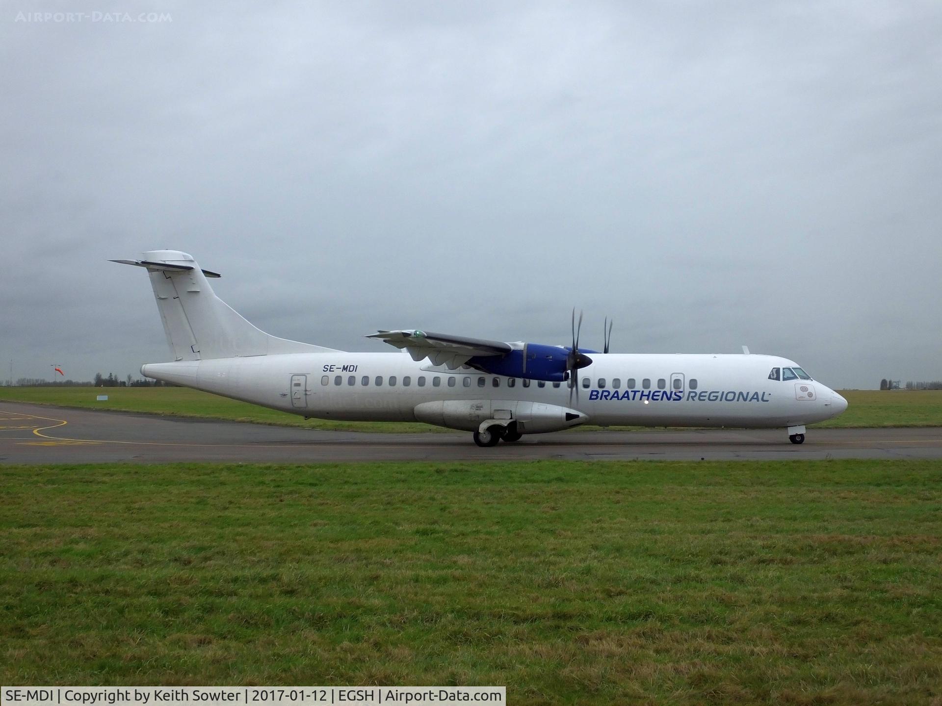 SE-MDI, 2010 ATR 72-212A C/N 930, Arriving for spraying