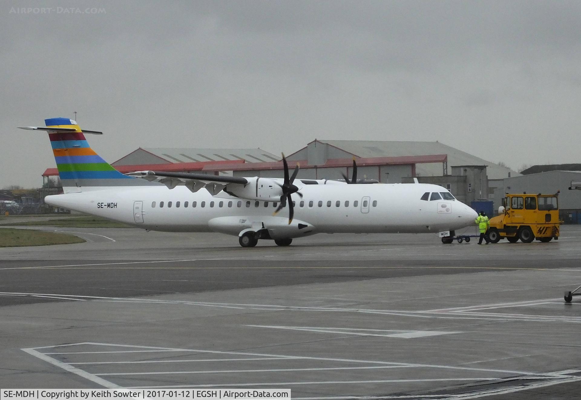SE-MDH, 2010 ATR 72-212A C/N 917, Departing After spraying
