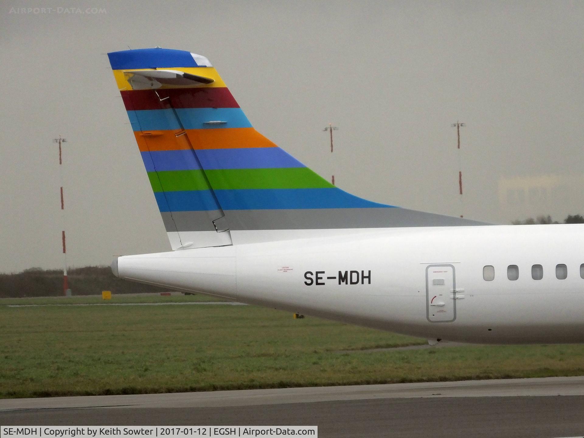 SE-MDH, 2010 ATR 72-212A C/N 917, New tail colours