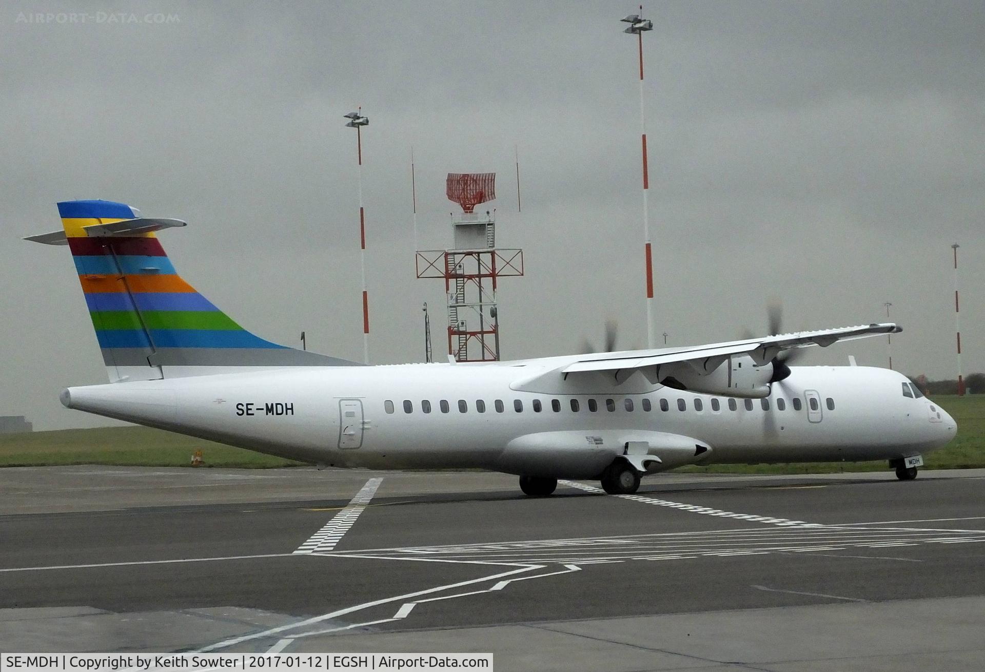 SE-MDH, 2010 ATR 72-212A C/N 917, Departing After spraying