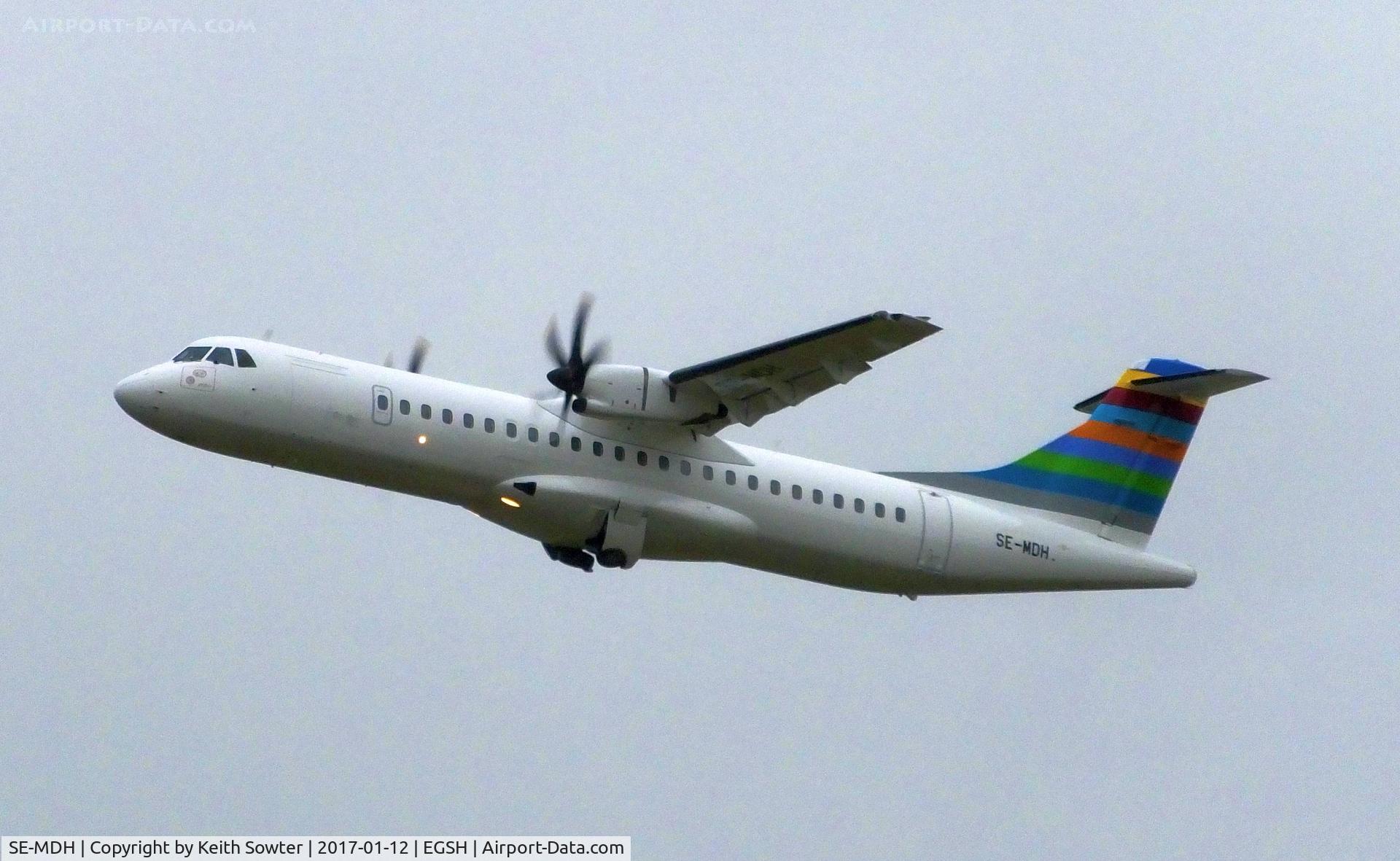 SE-MDH, 2010 ATR 72-212A C/N 917, Departing After spraying