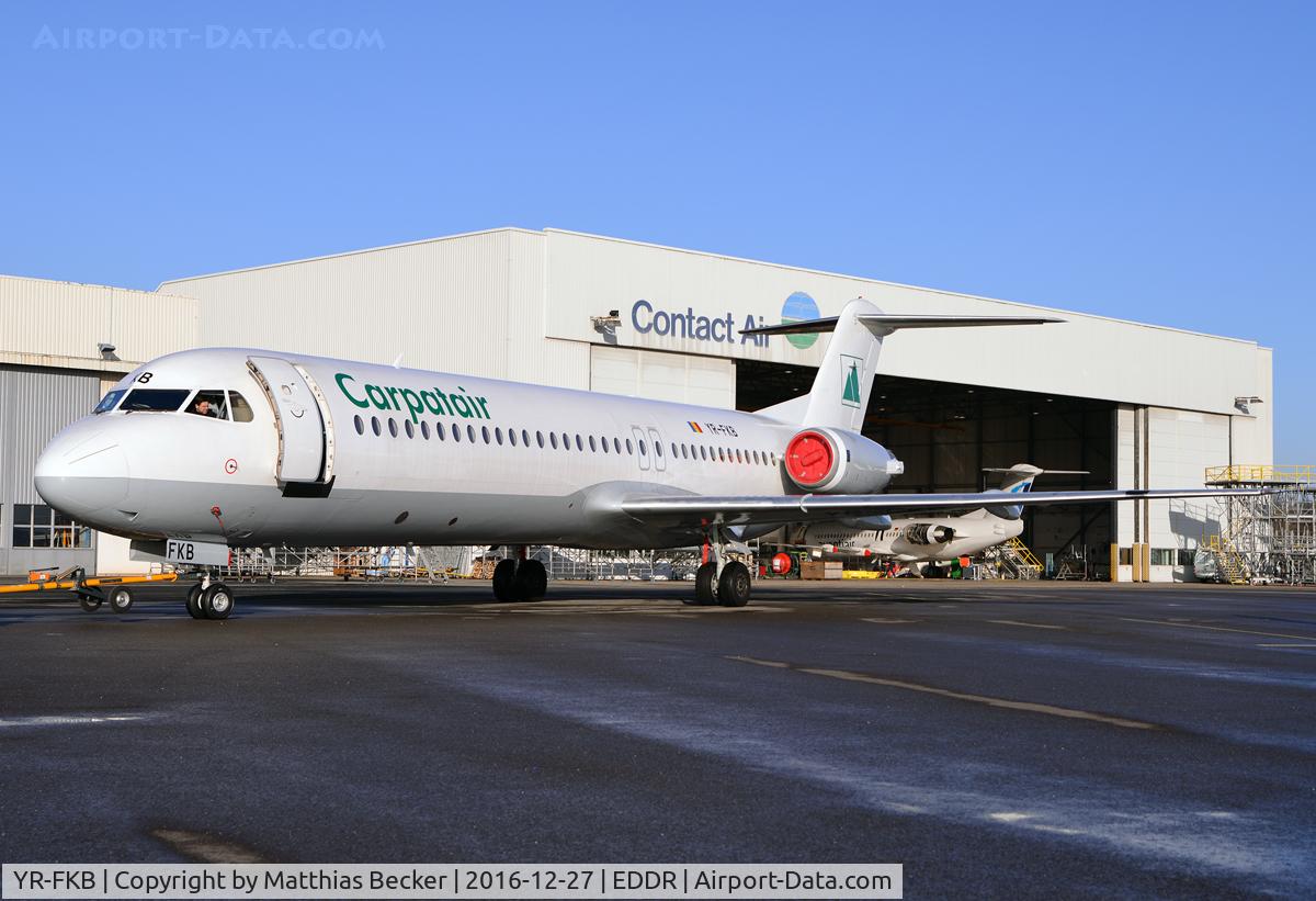 YR-FKB, 1991 Fokker 100 (F-28-0100) C/N 11369, YR-FKB