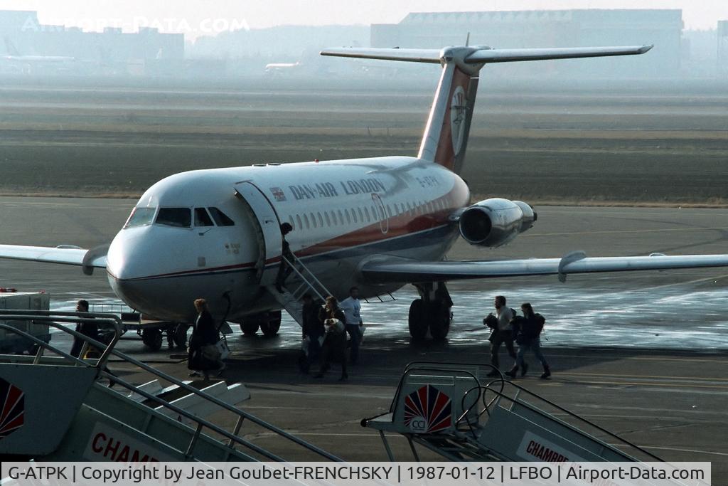 G-ATPK, 1966 BAC 111-301AG One-Eleven C/N BAC.034, Dan-Air London
