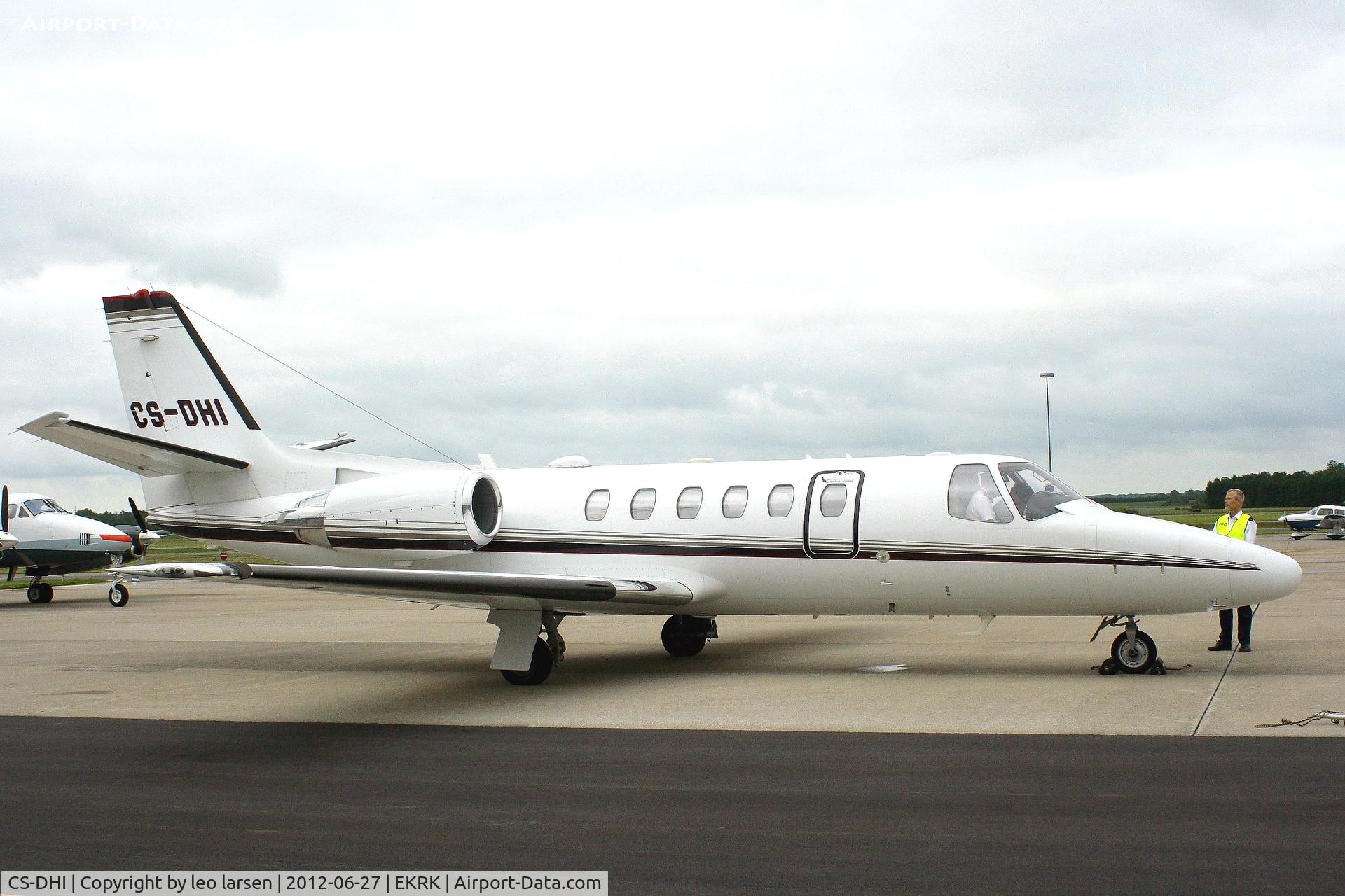 CS-DHI, 2003 Cessna 550 Citation Bravo C/N 550-1048, Roskilde 27.6.2012