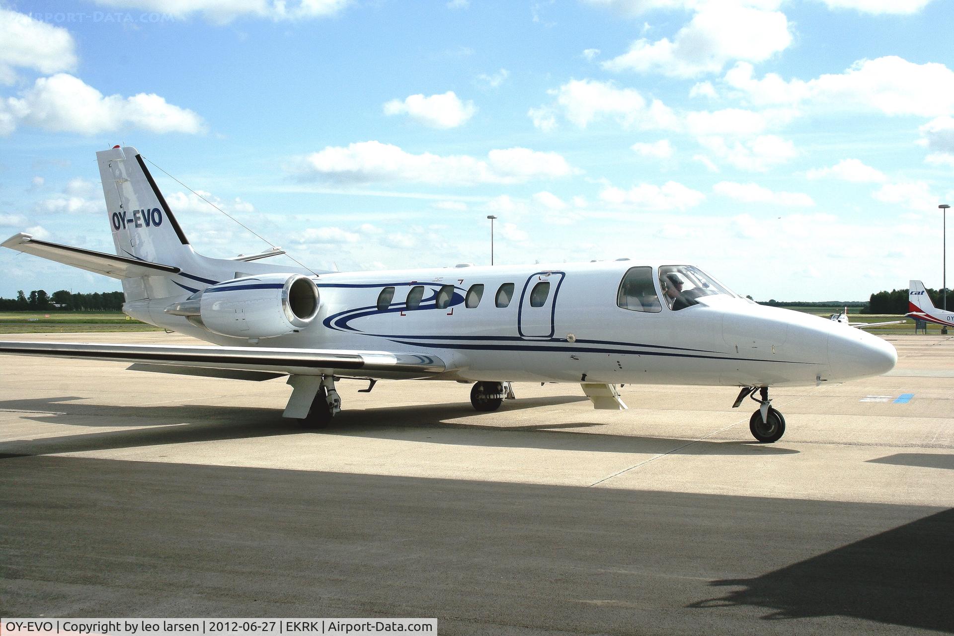 OY-EVO, 2003 Cessna 550 Citation Bravo C/N 550-1050, Roskilde 27.6.2012
